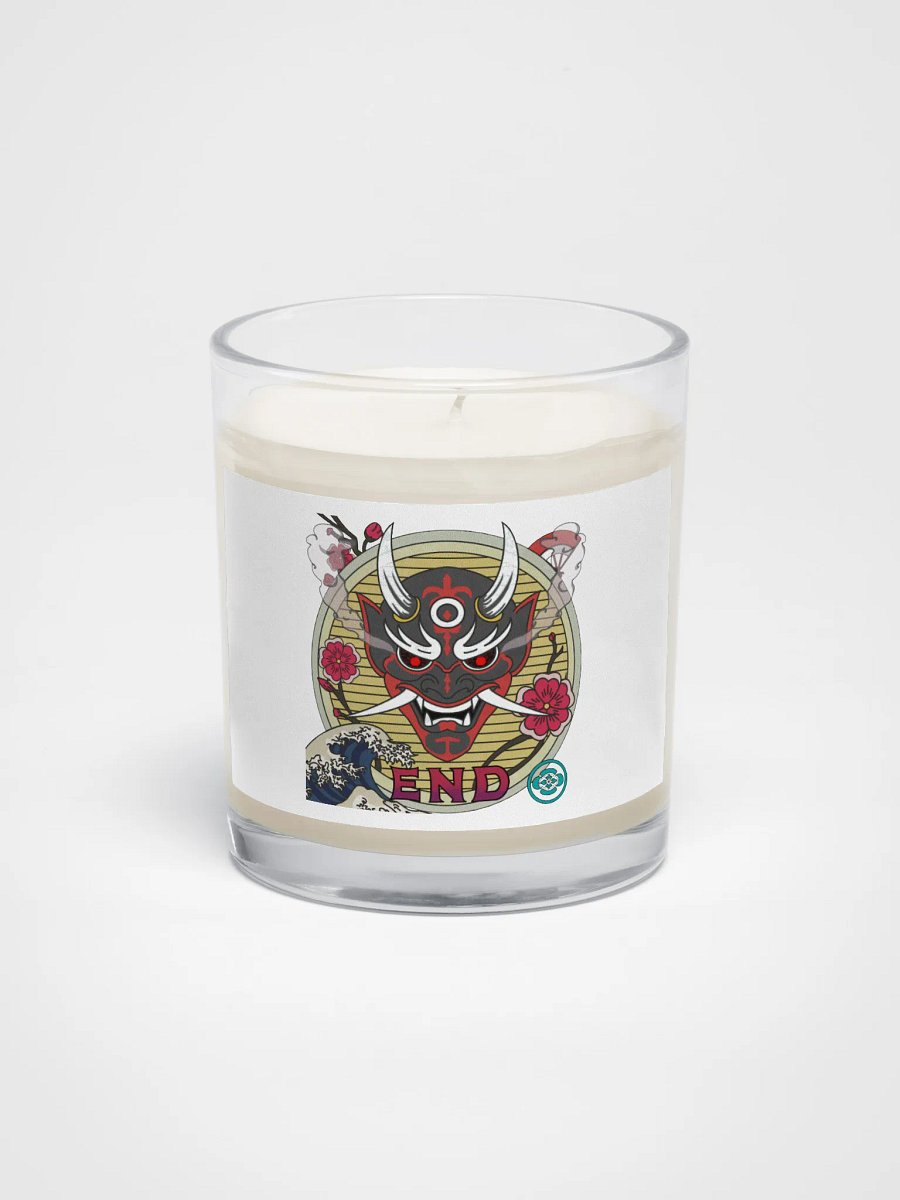 Demon Mask Zen Cherry Blossom Soy Wax Candle product image (1)