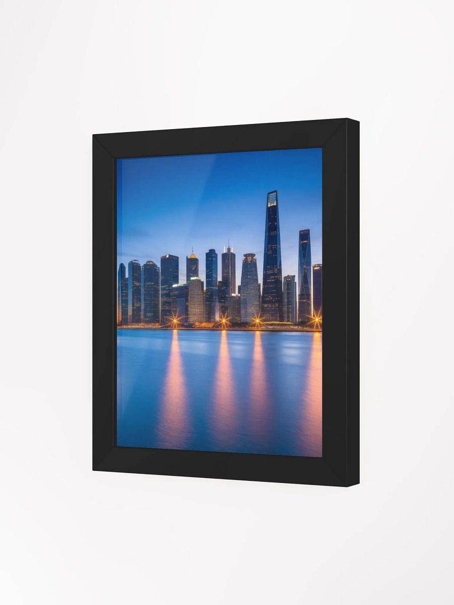 Twilight City Reflections Framed Poster product image (4)