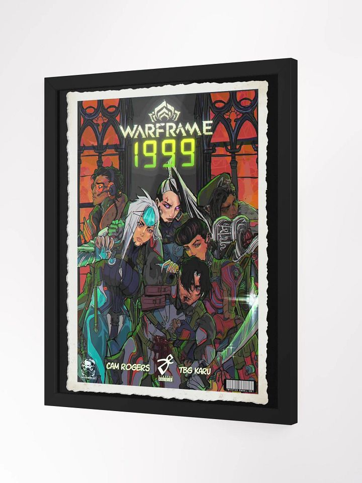 Limited Edition Warframe 1999 Comic Cover Poster by CAM ROGERS and TBG KARU. Sizes 16" x 20" and 18" x 24". product image (4)