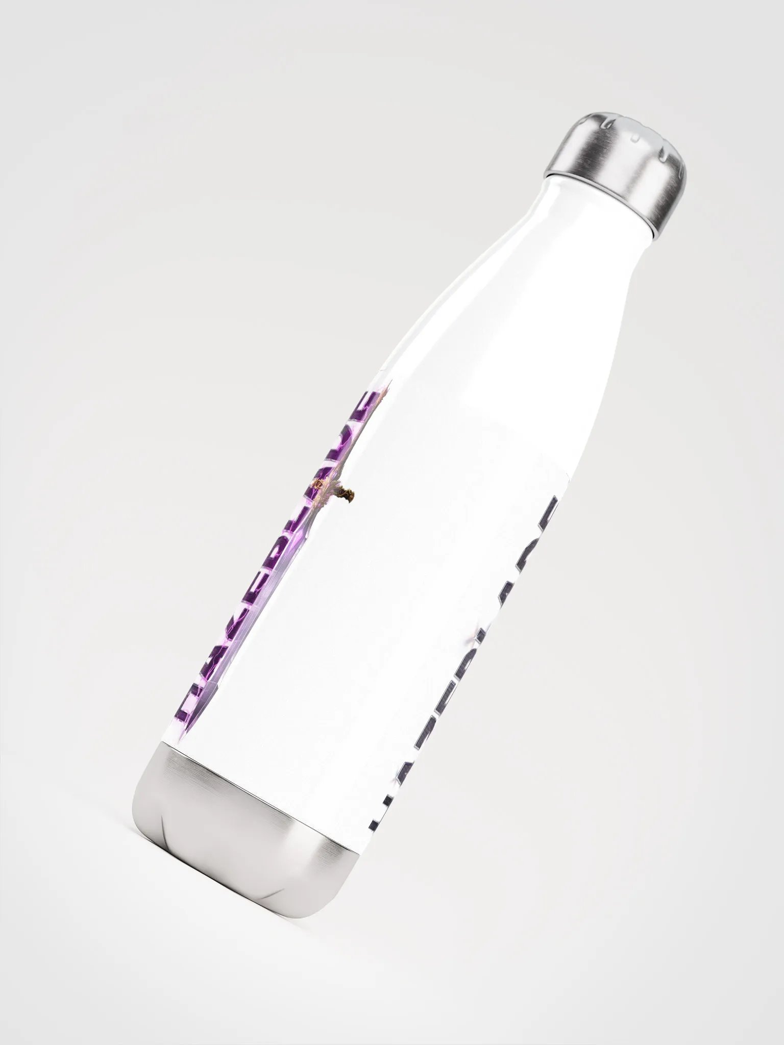 Hazeblade Lightning Sword Stainless Steel Water Bottle [White] product image (4)