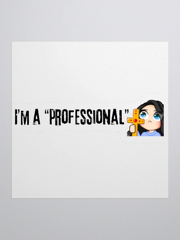 "Professional" Kiss Cut Stickers product image (1)