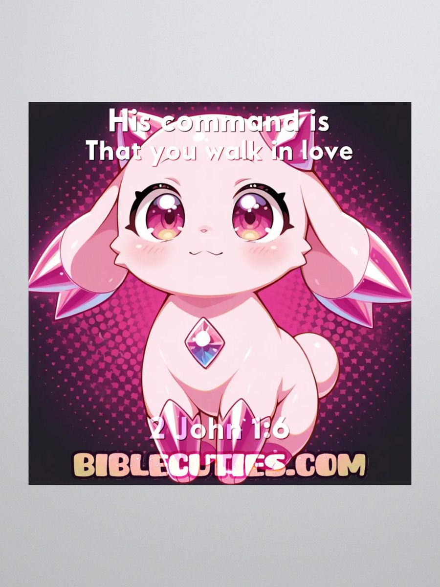Bible Cutie Nessa - His command is that you walk in love product image (2)