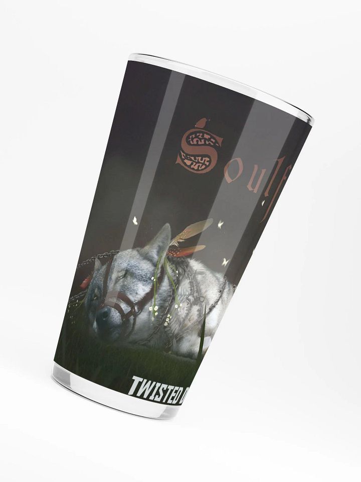 Soulframe: The Omen Wolf known as Orengall - shaker pint glass product image (2)