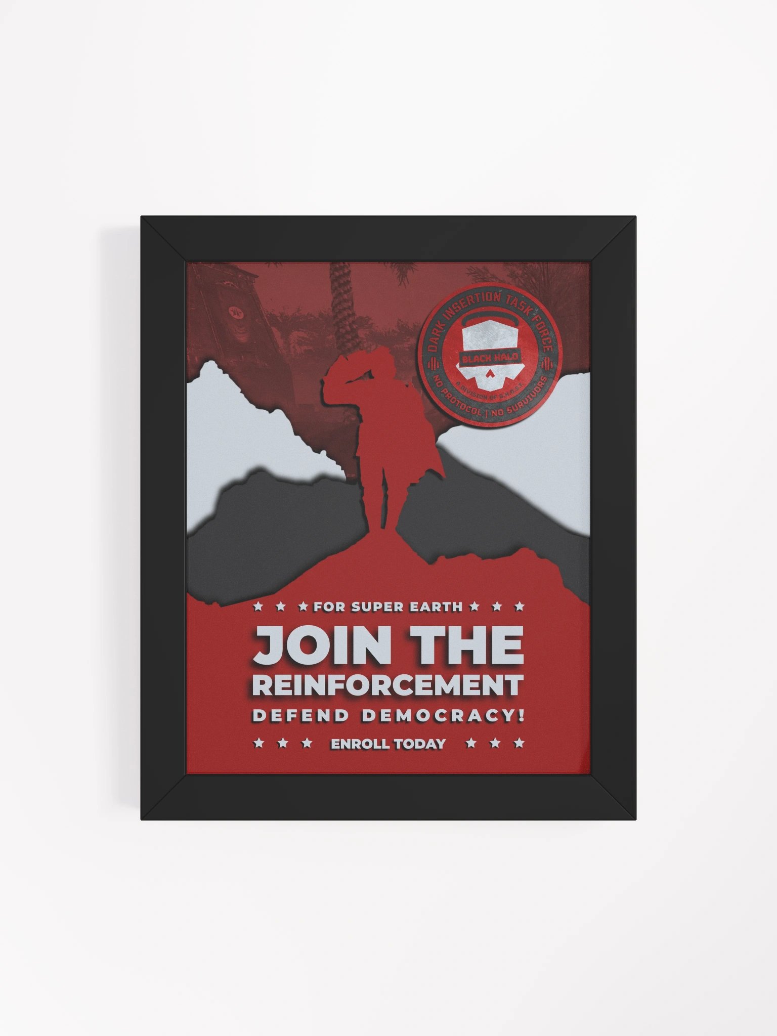 Black Halos Recruitment Poster product image (16)