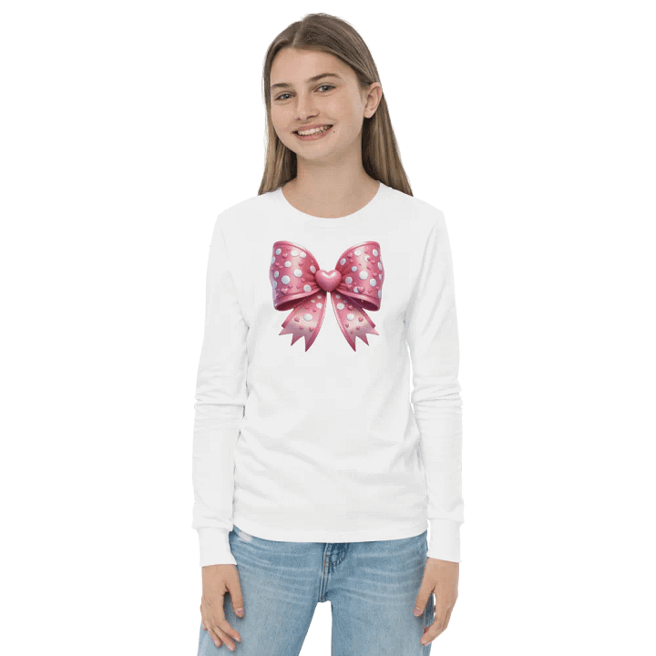 Sweetheart Bow Long Sleeve Tee product image (1)