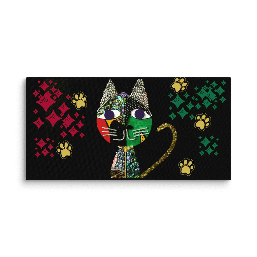 Patchwork Feline Dreams Canvas product image (1)