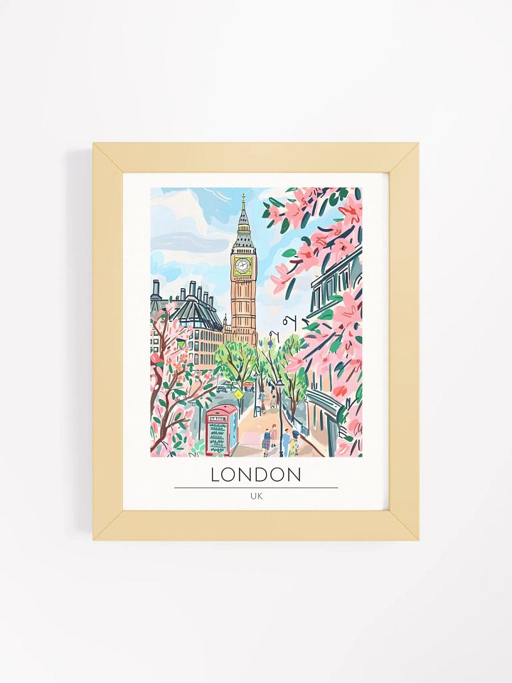 London UK Framed Travel Poster product image (1)