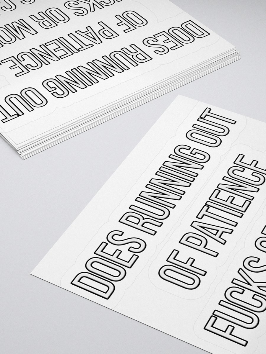 nope snark - cardio sticker product image (4)