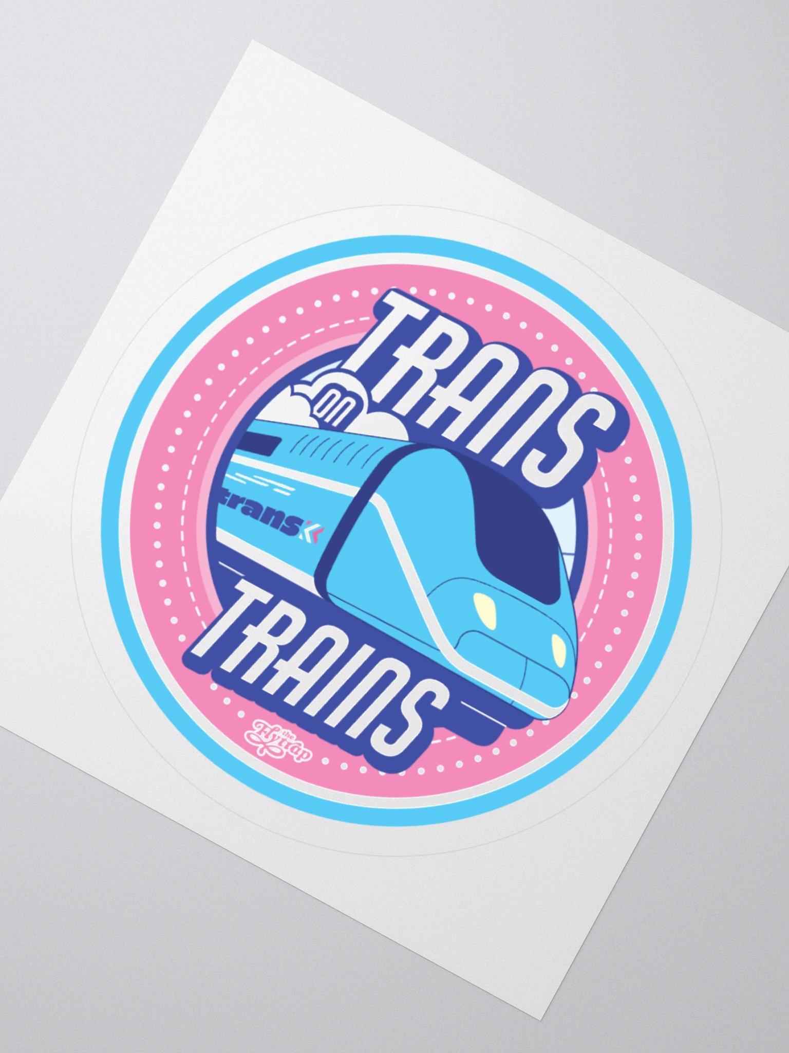 Trans on Trains sticker product image (2)