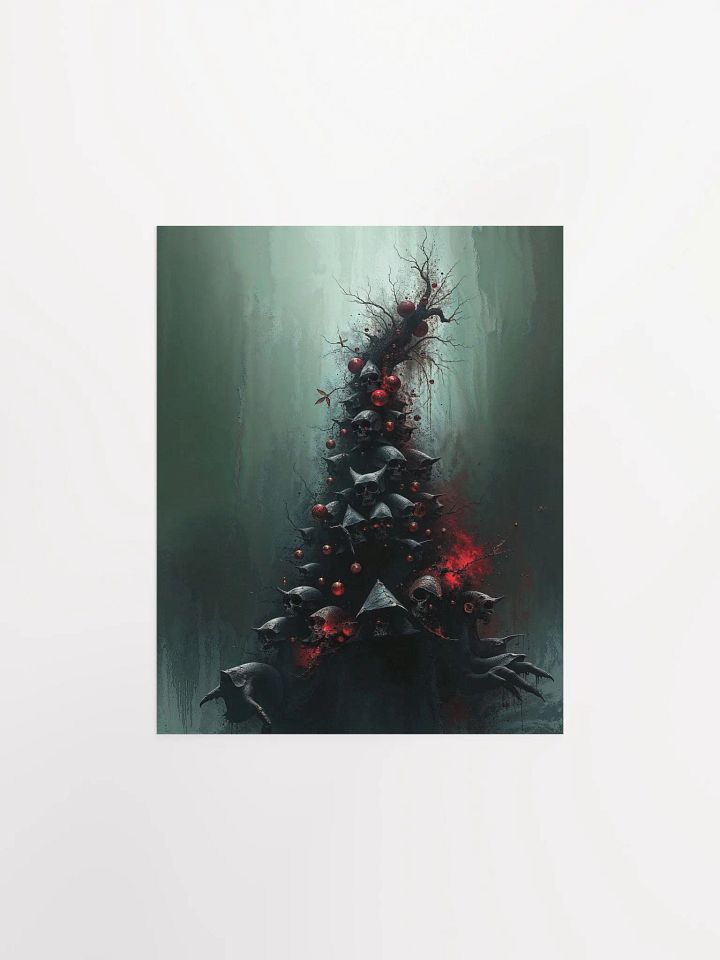 Gothic Christmas Tree Poster product image (1)