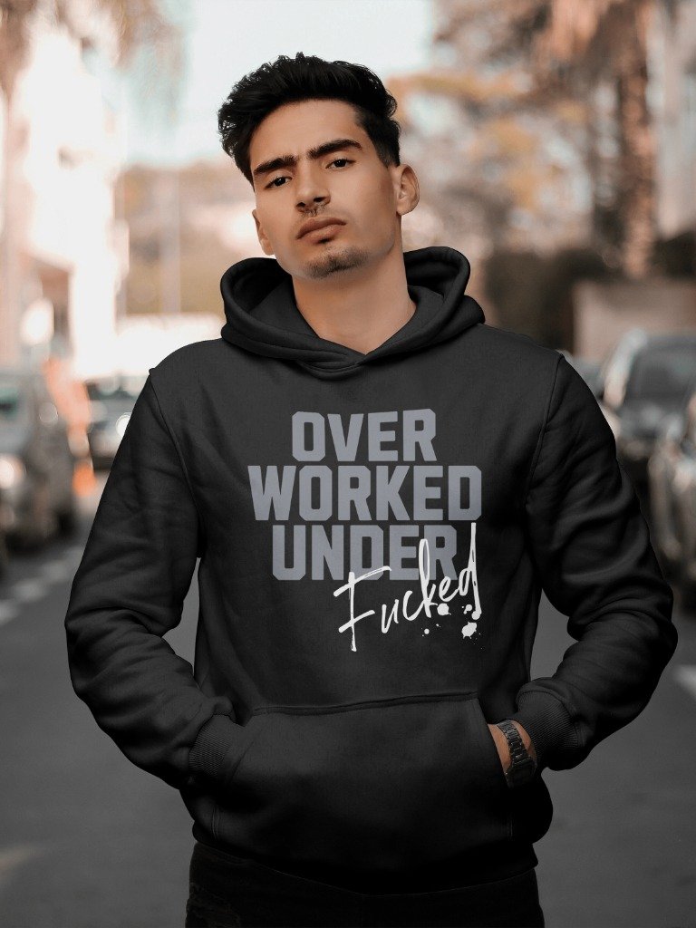 Over Worked Hoodie product image (8)
