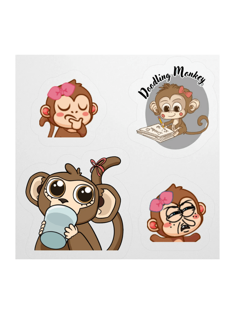 Monkey Stickers!! product image (11)