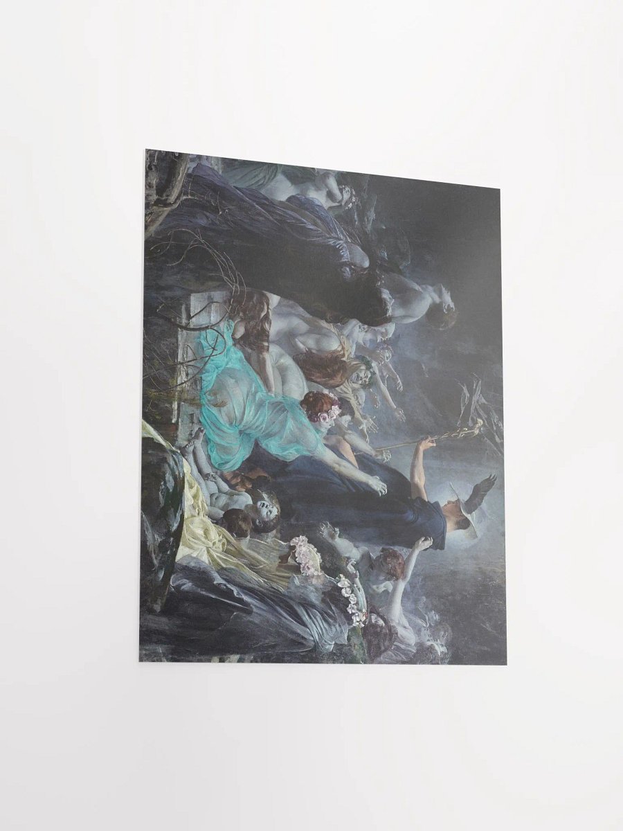 ''Souls on the Banks of the Acheron'' by Adolf Hirémy-Hirschl Poster product image (3)