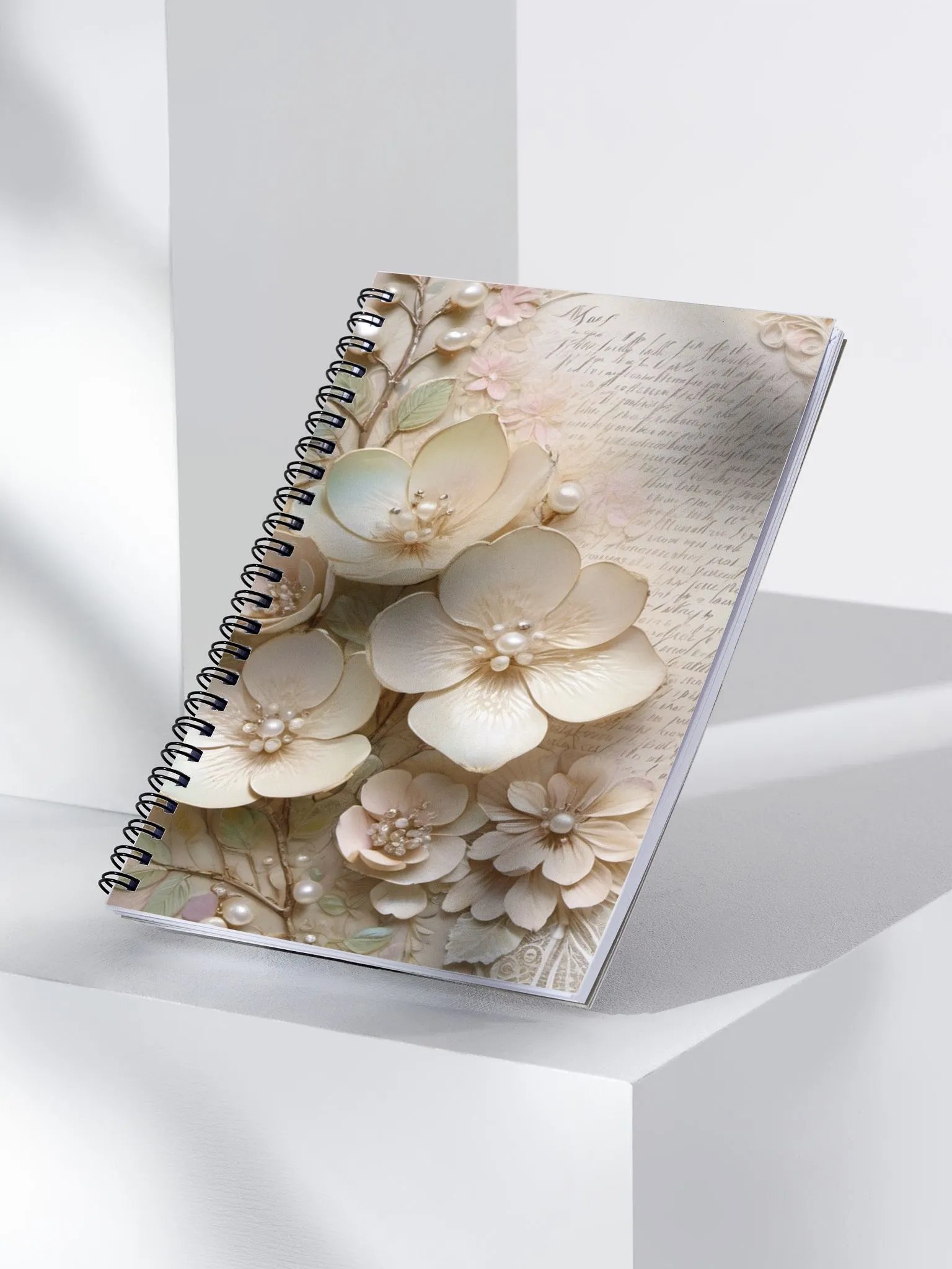 Vintage Floral Dreams Spiral Notebook product image (3)