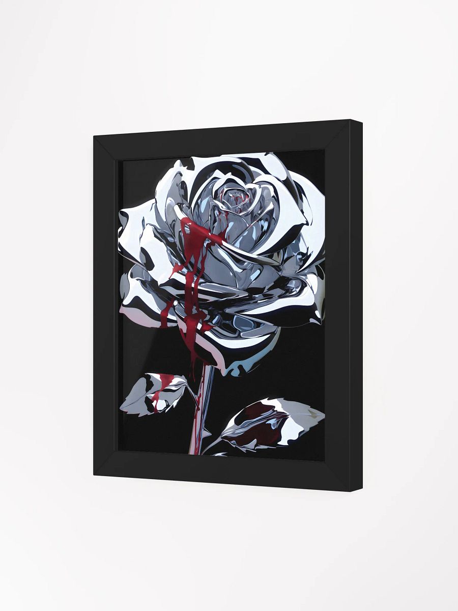 Bleeding Metallic Rose Framed Poster product image (3)