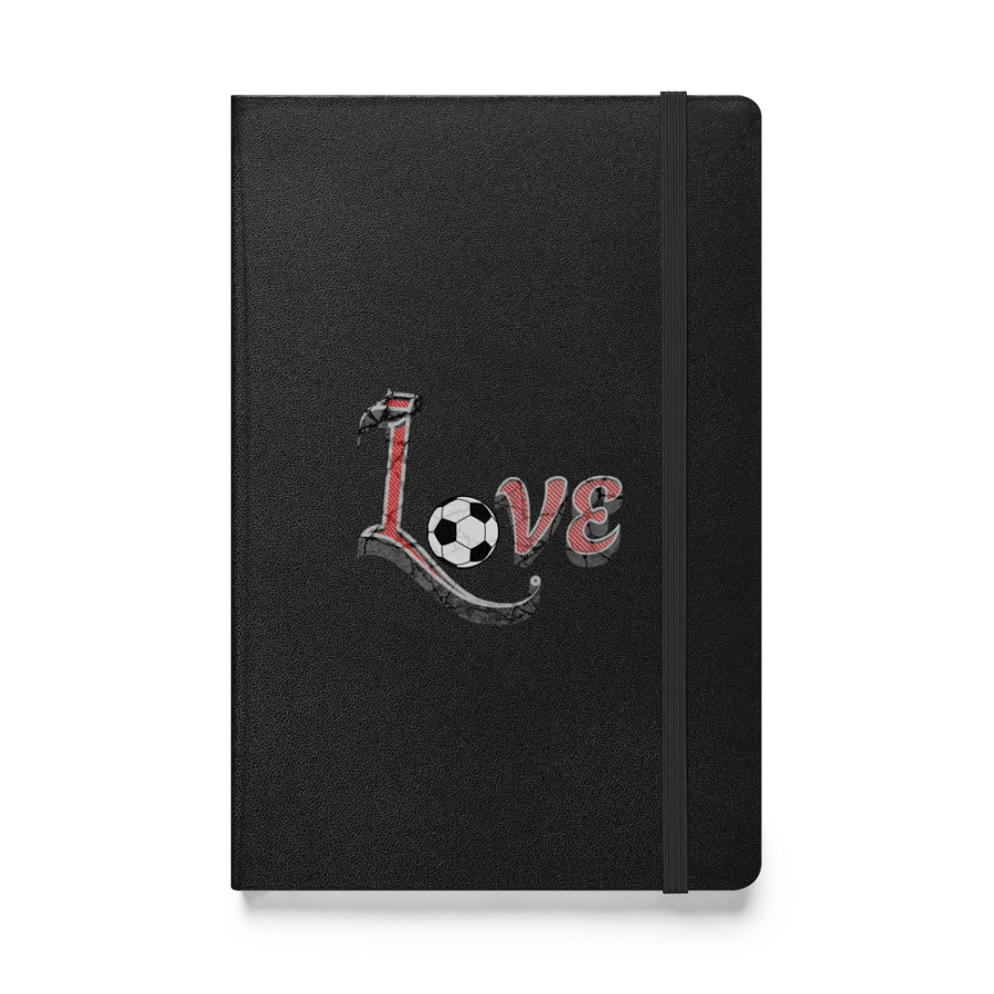 Love Soccer for the Game Hardcover Notebook product image (1)