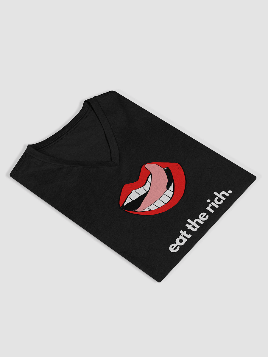 Eat The Rich Relaxed V-Neck Tee product image (35)