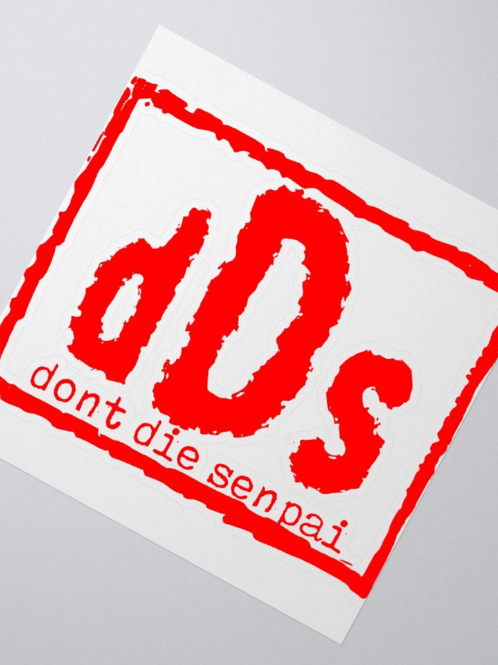 DDS Red Sticker product image (2)
