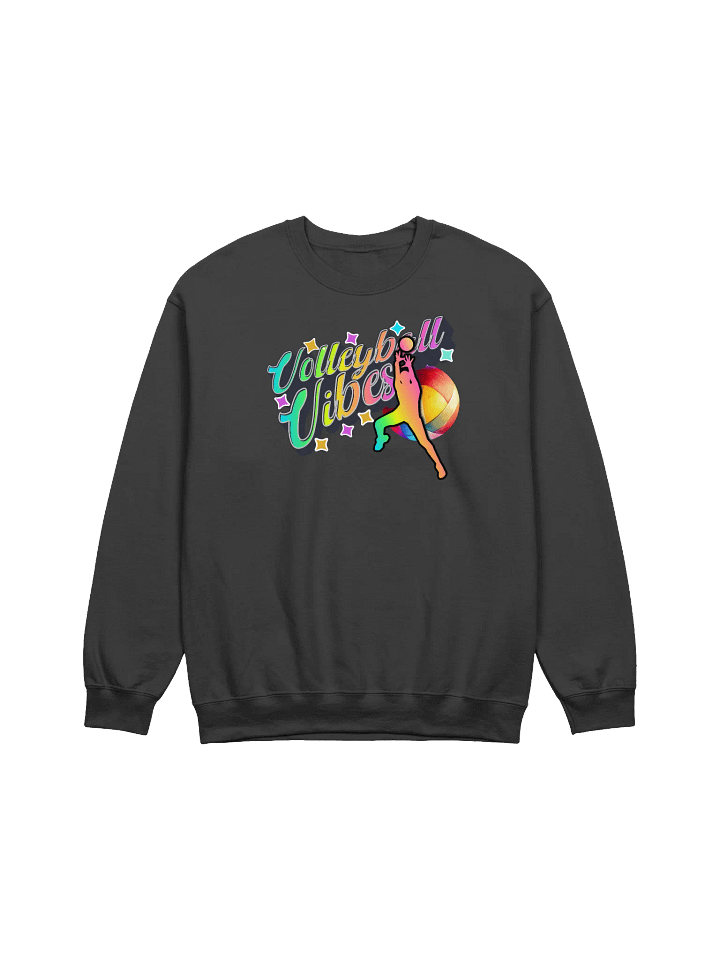Volleyball Vibes Male Classic Crewneck Sweatshirt product image (1)