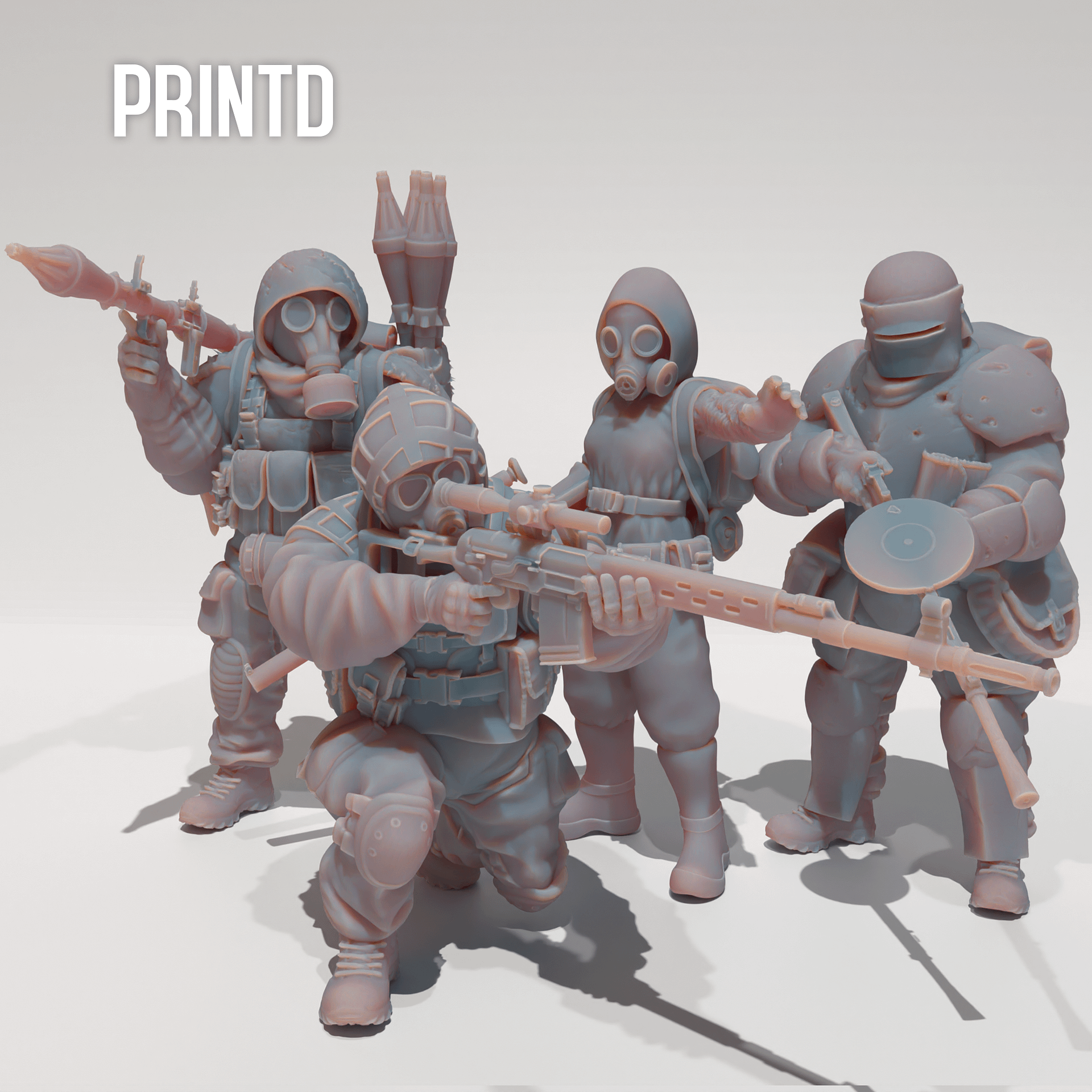 After the Fall Part 1 - Post Apocalyptic Zona Alpha Wargame Hobby Resin Scale Models product image (1)