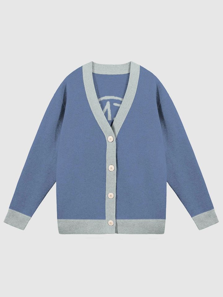 In My Head (lg. design, duotone blue) knitwear cardigan product image (3)