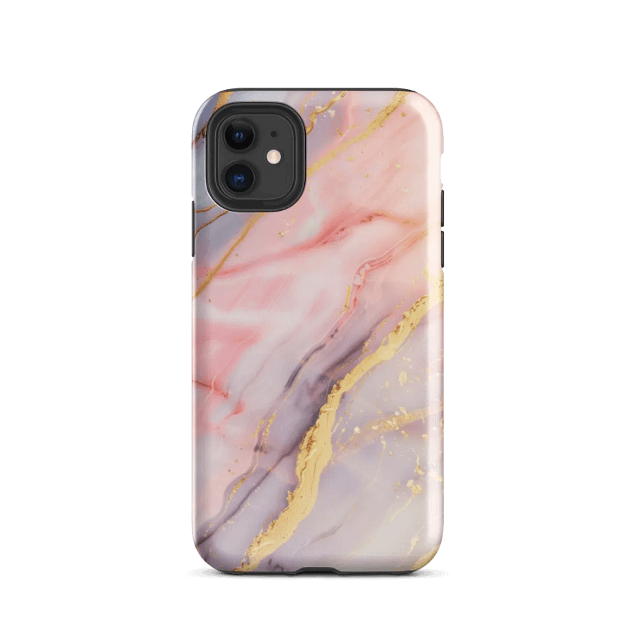 Pink Marble Tough iPhone Case product image (47)