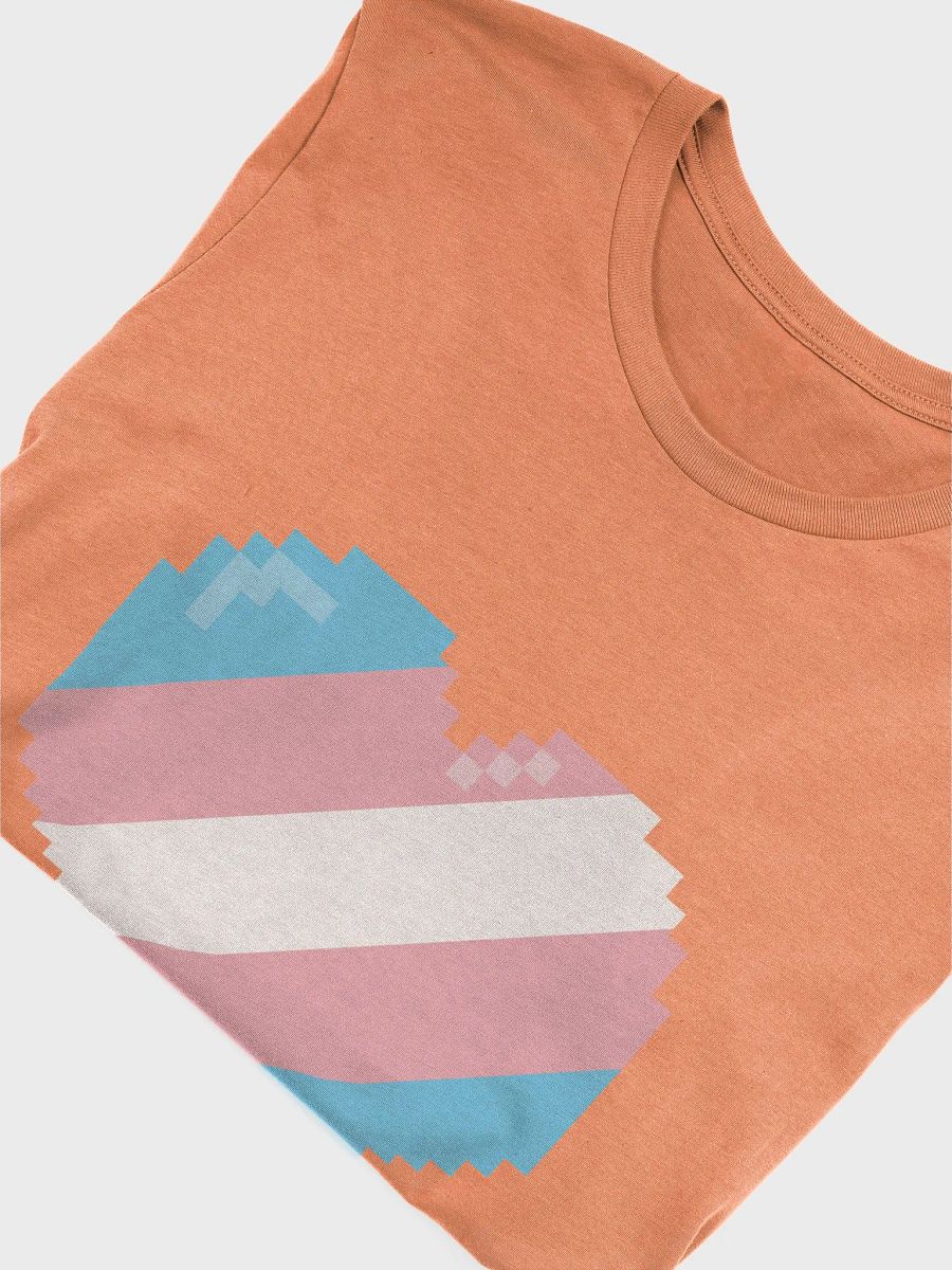 Trans heart T-shirt product image (24)