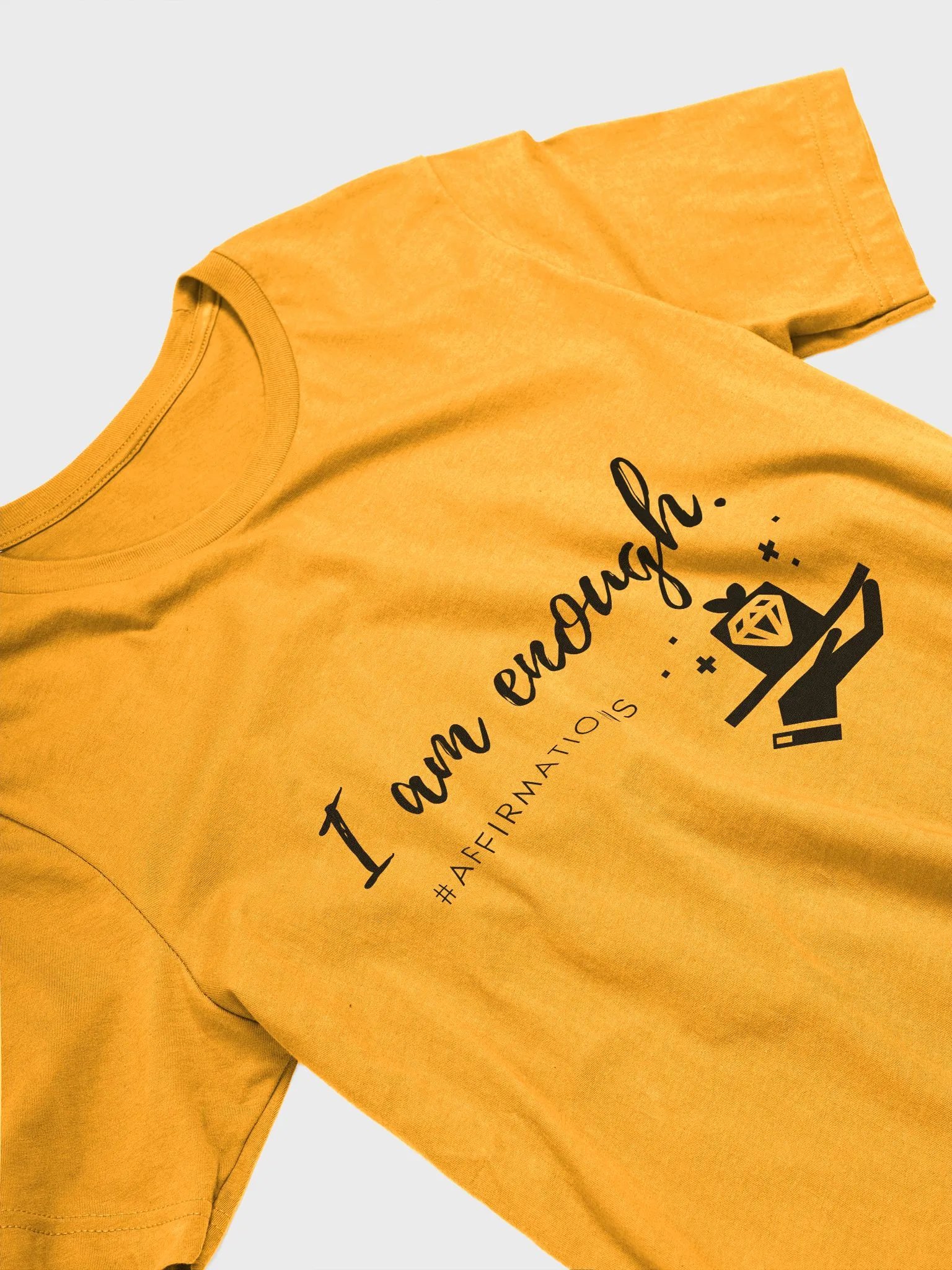 I am enough Dark Unisex Super soft T-Shirt product image (18)