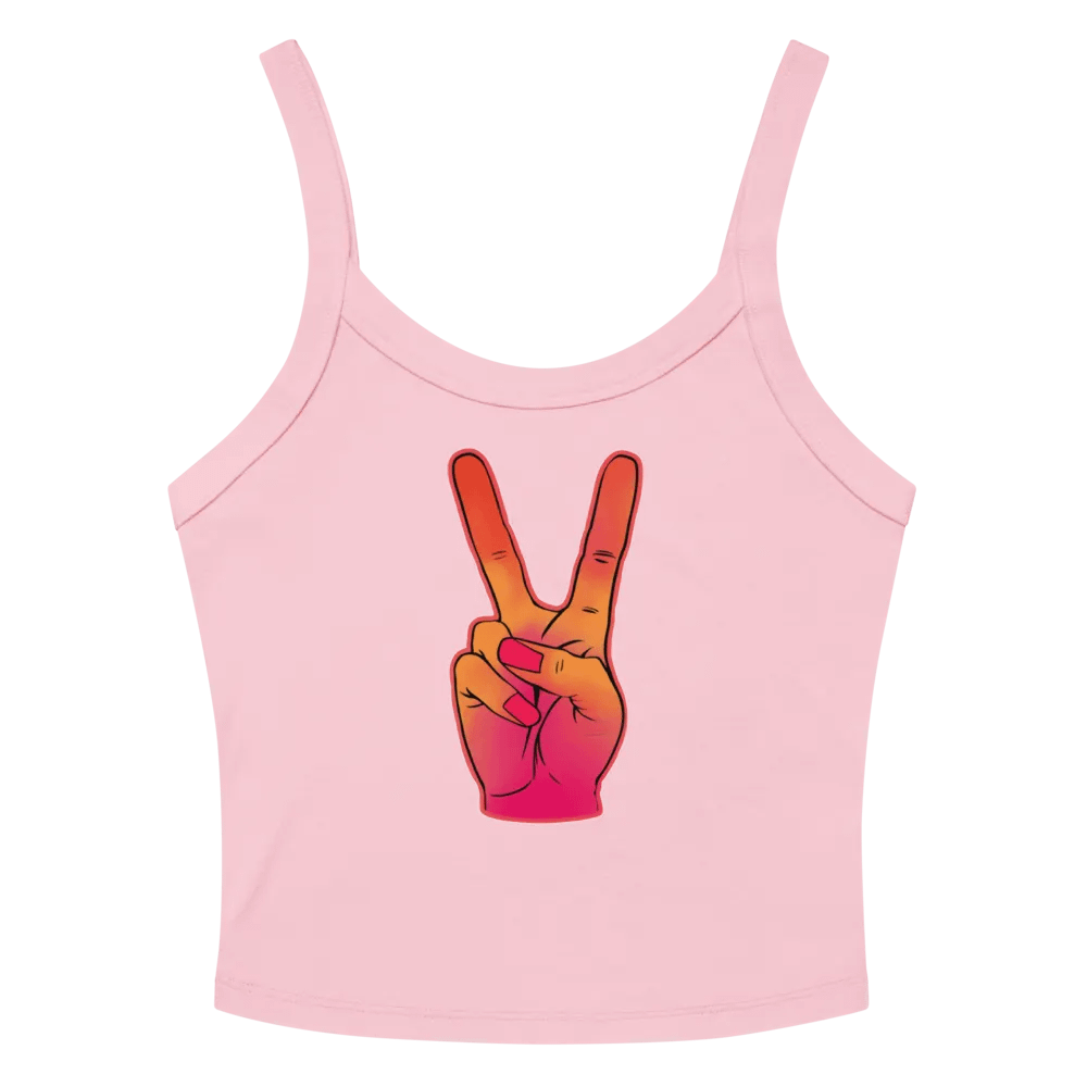 Sunset Peace Ribbed Tank Top product image (2)