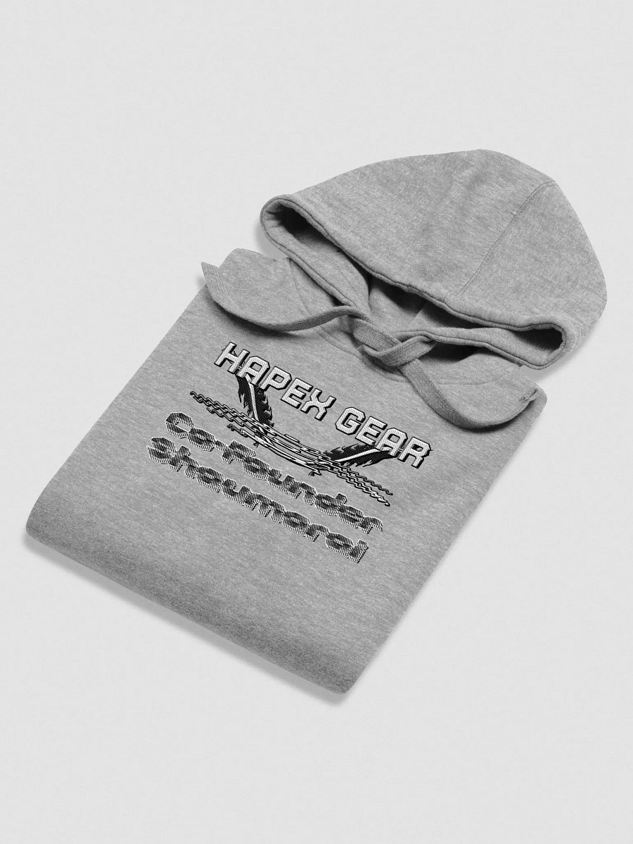 Unisex Premium Hoodie - Embroidered - Co Founder Shaumarai - White HApex Gear White Logo product image (4)