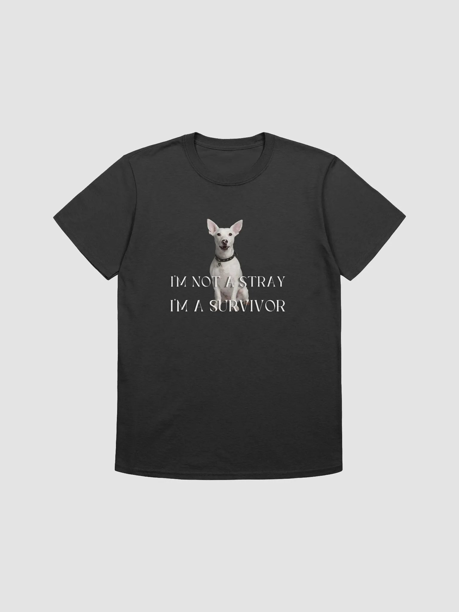 Dog Print Tees, I'm Not a Stray, I'm a Survivor product image (2)