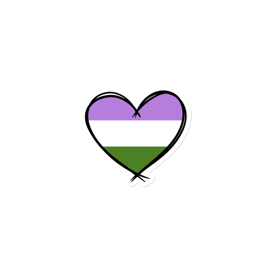 Gender Queer Pride Magnet product image (1)