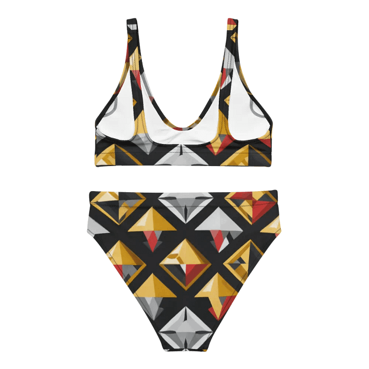 Black/Silver and Gold Diamond Bikini product image (2)