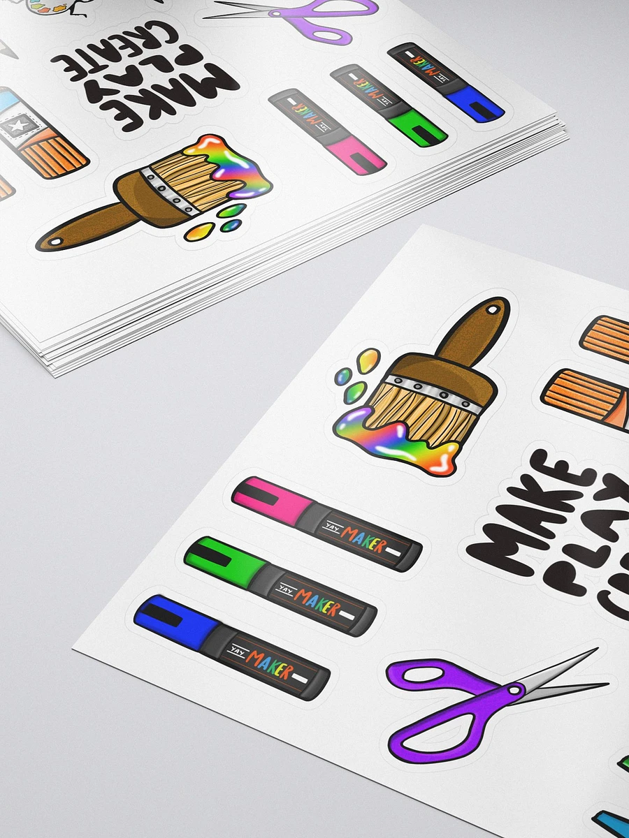 MAKE PLAY CREATE Sticker Sheet product image (5)