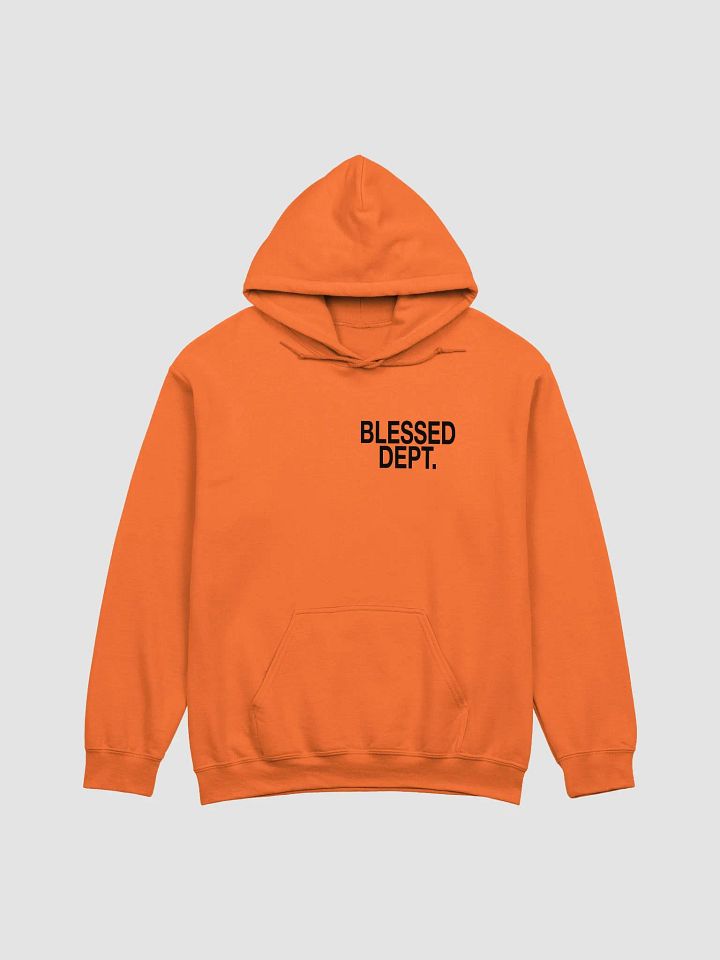 Blessed Dept. Black Font Hoodie product image (1)