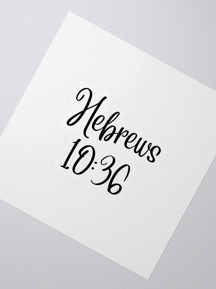Hebrews 10:36 product image (4)