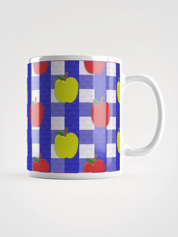 Apple Gingham in Blue Mug product image (1)