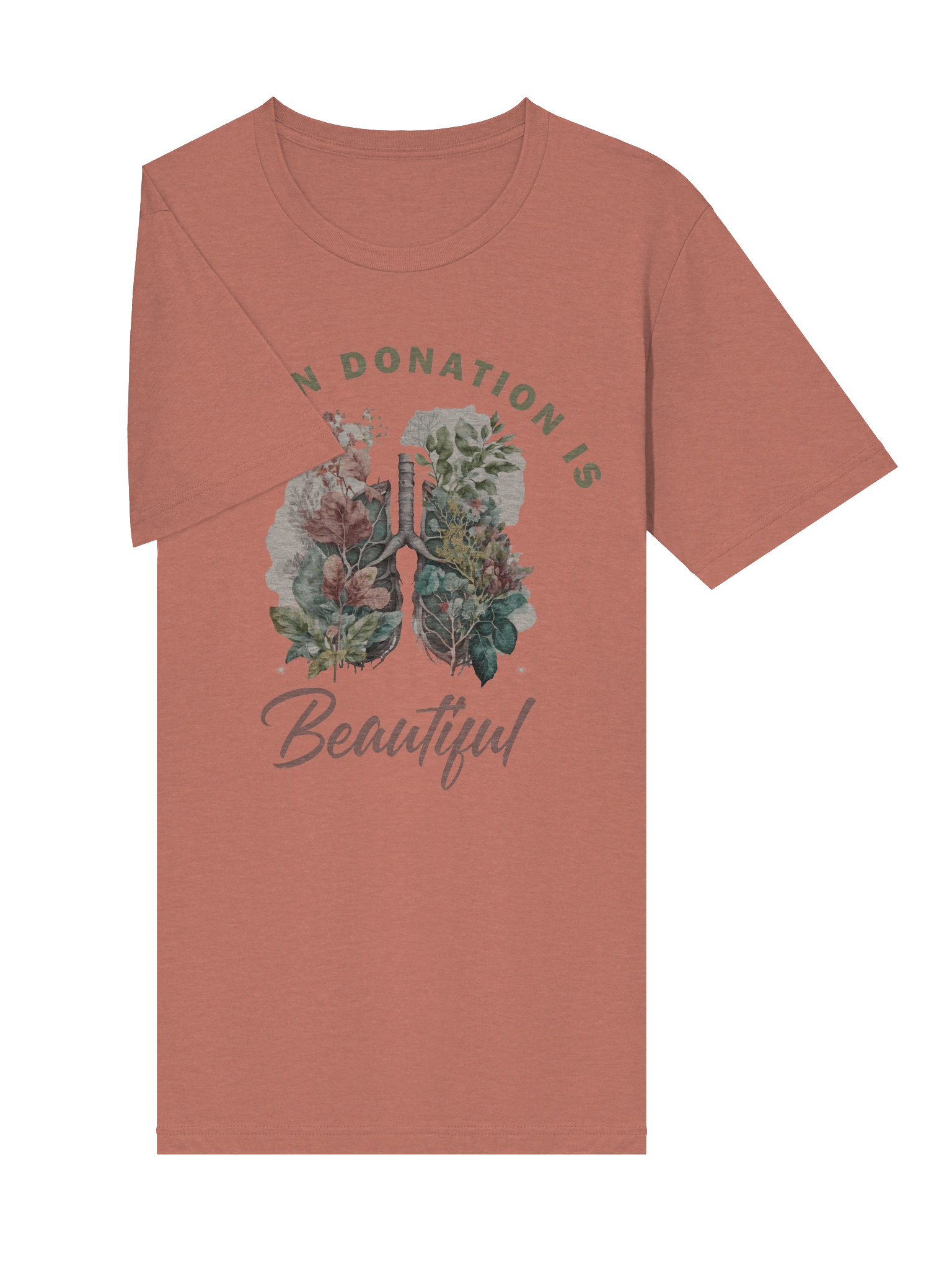 Lungs - Beautiful Organ Donor Leaves T-Shirt product image (24)