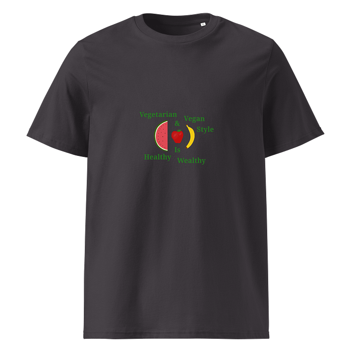 Healthy & Wealthy Vegetarian Vibes Tee product image (1)