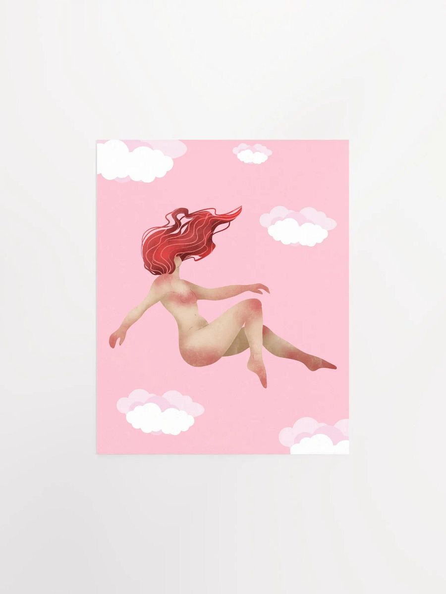 Floating in Pink Preppy Art Print product image (12)