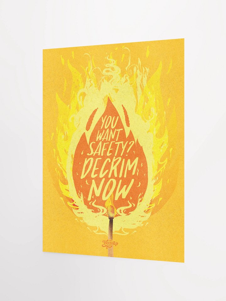 Decrim Now 12x16 poster product image (2)