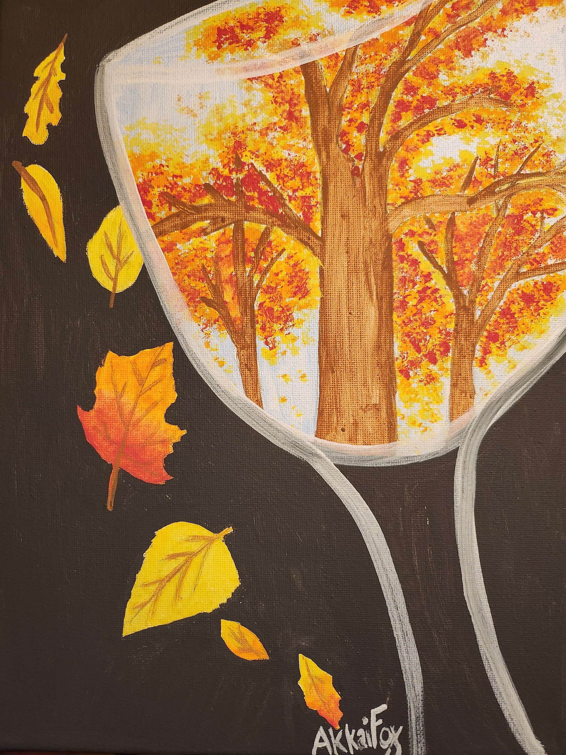 Autumn Wine - 12 x 9 Painting product image (1)