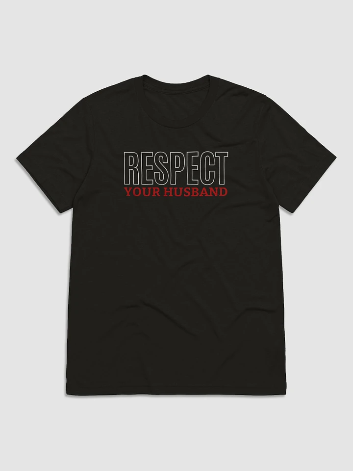 Respect Your Husband - Wife's Couple Shirt (Black, Navy) product image (1)