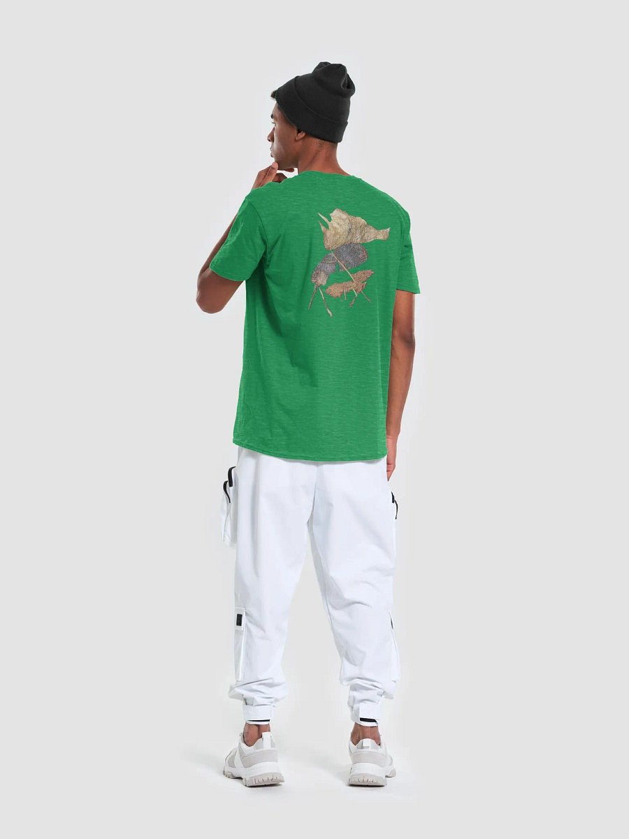 Unisex Softstyle T-Shirt - Man with Umbrella Walking his Dog product image (6)