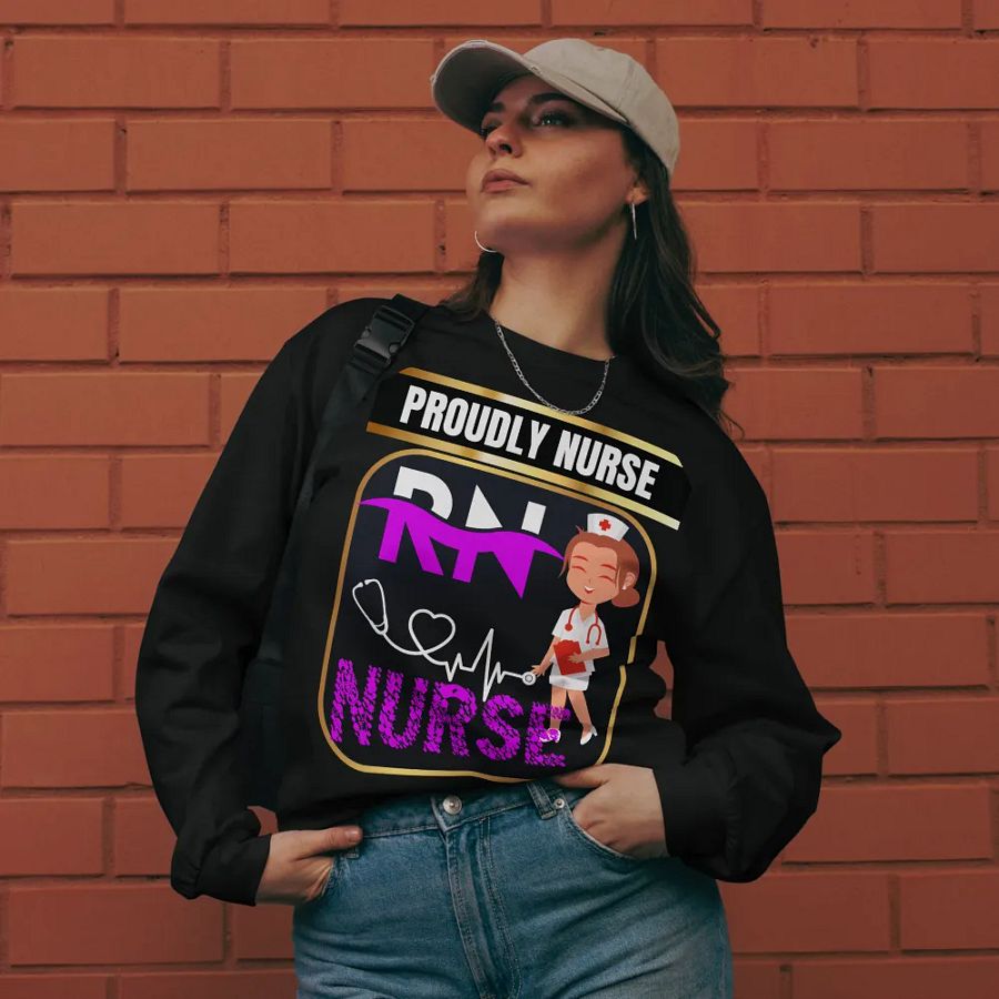 RN Appreciation Graphic Long Sleeve Shirt product image (13)