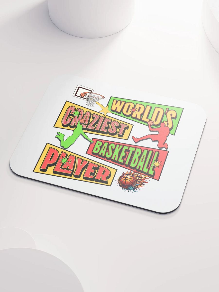 Worlds Craziest Basketball Player Mouse Pad product image (3)