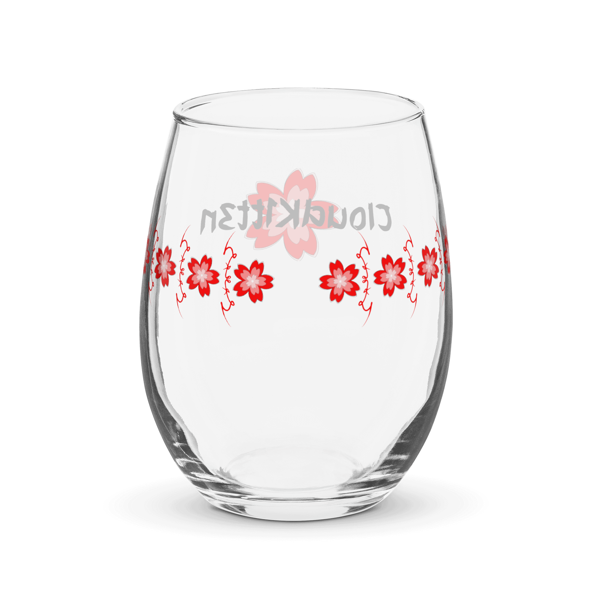 Sakura Logo Stemless Wine Glass product image (2)