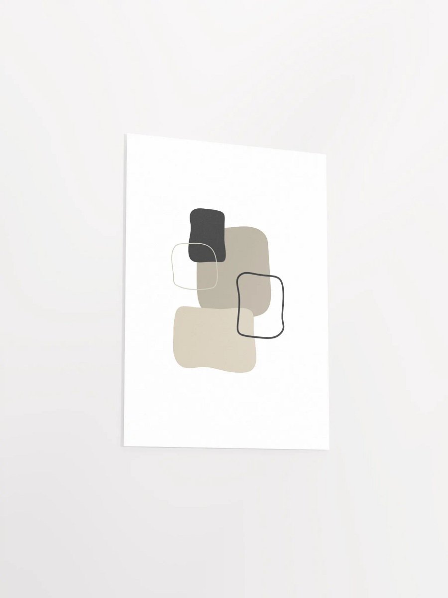 Organic Shapes Matte Poster (frame not included) product image (5)