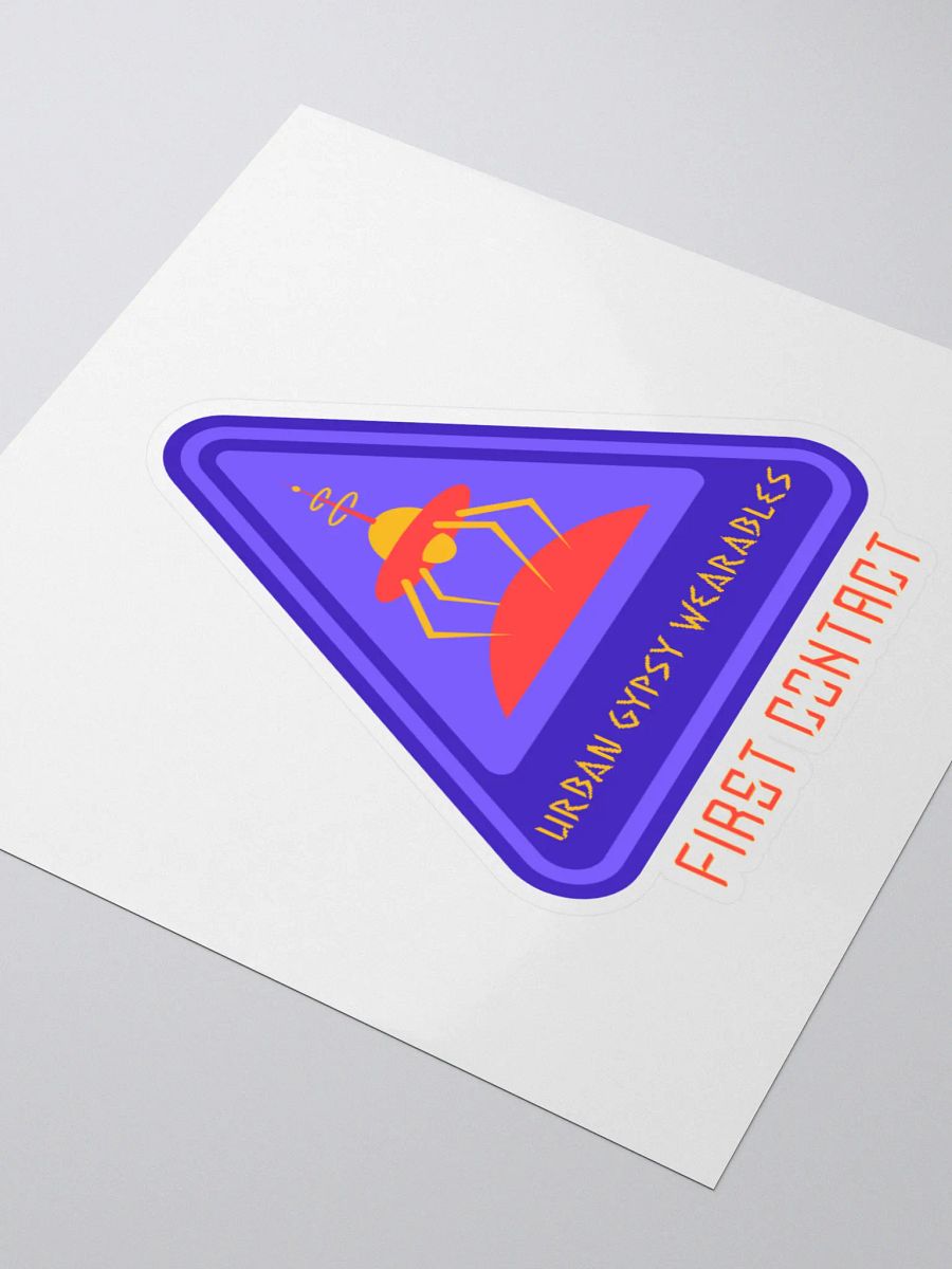 First Contact UFO Kiss Cut Sticker product image (3)