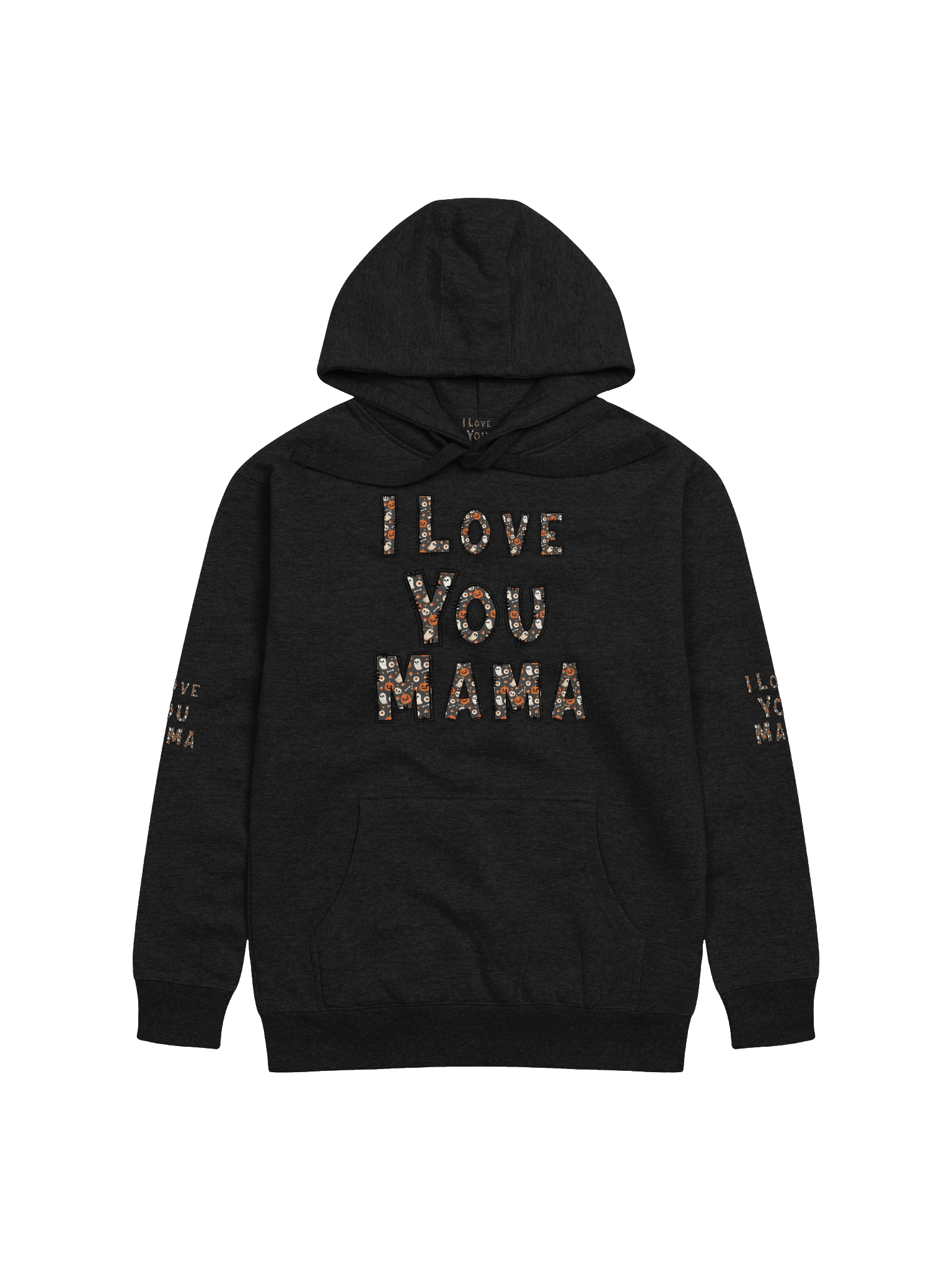 I Love You Mama Hoodie Design with Halloween Alphabetical product image (8)